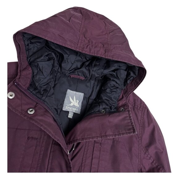 SPIEWAK Luxury Designer Long Winter Parka Jacket Coat Womens Large - Picture 4 of 6